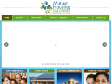 Tablet Screenshot of mutualhousing.com